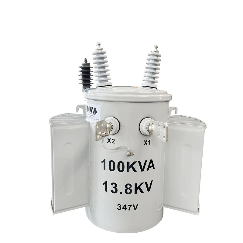 100kva Transformer Muntat fuq l-Arblu-13.8/0.347 KV|Kanada 2026
