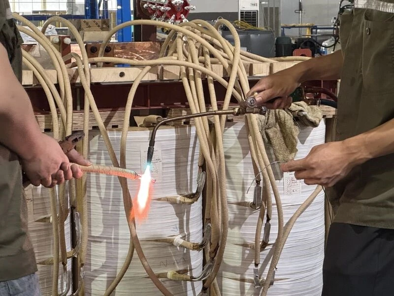 Pad-Mounted Transformer Internal Leads Welding-2 Pad-Mounted Transformer Internal Leads Welding-2